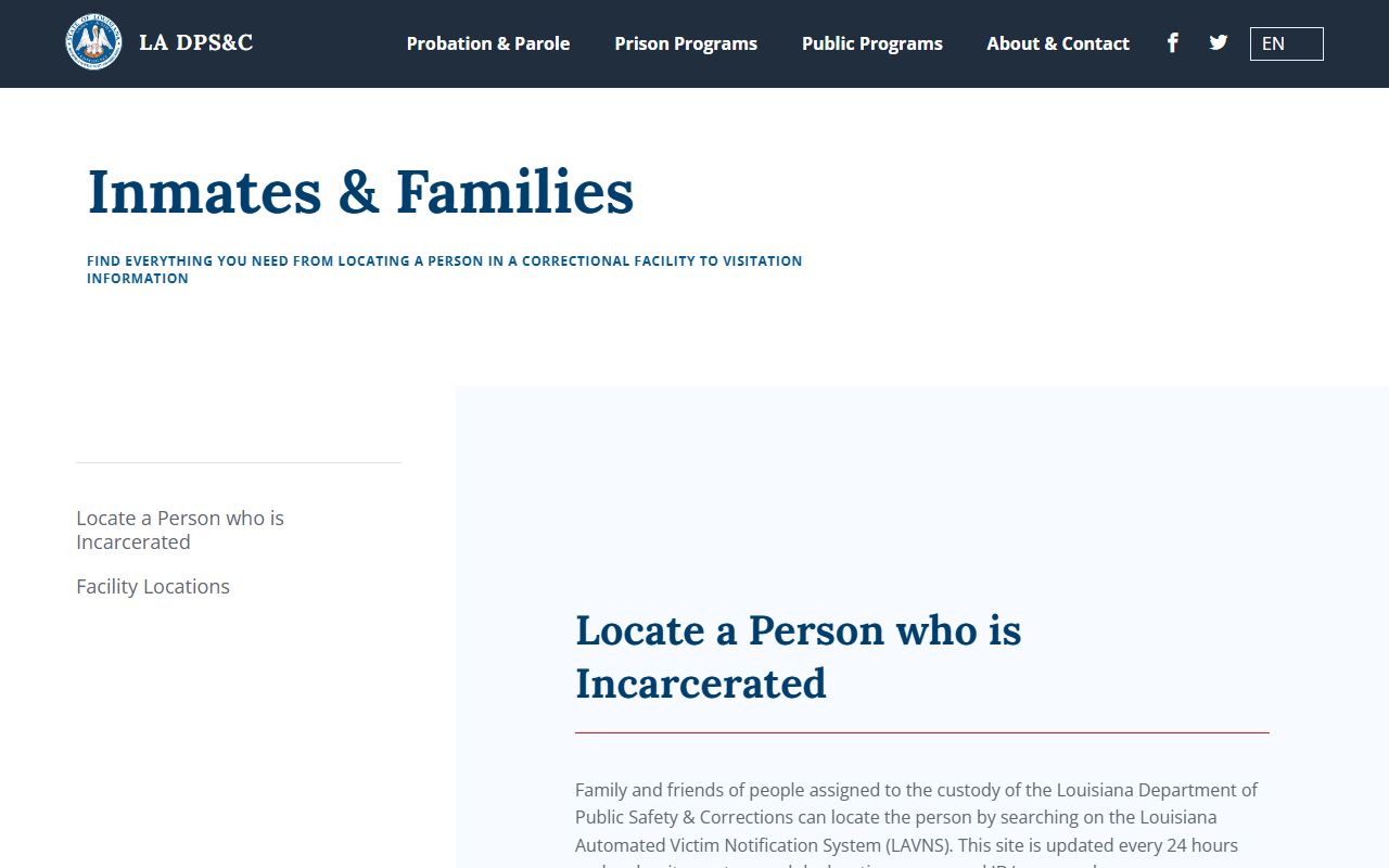 Ouachita Parish arrest records Louisiana DPSC inmate information