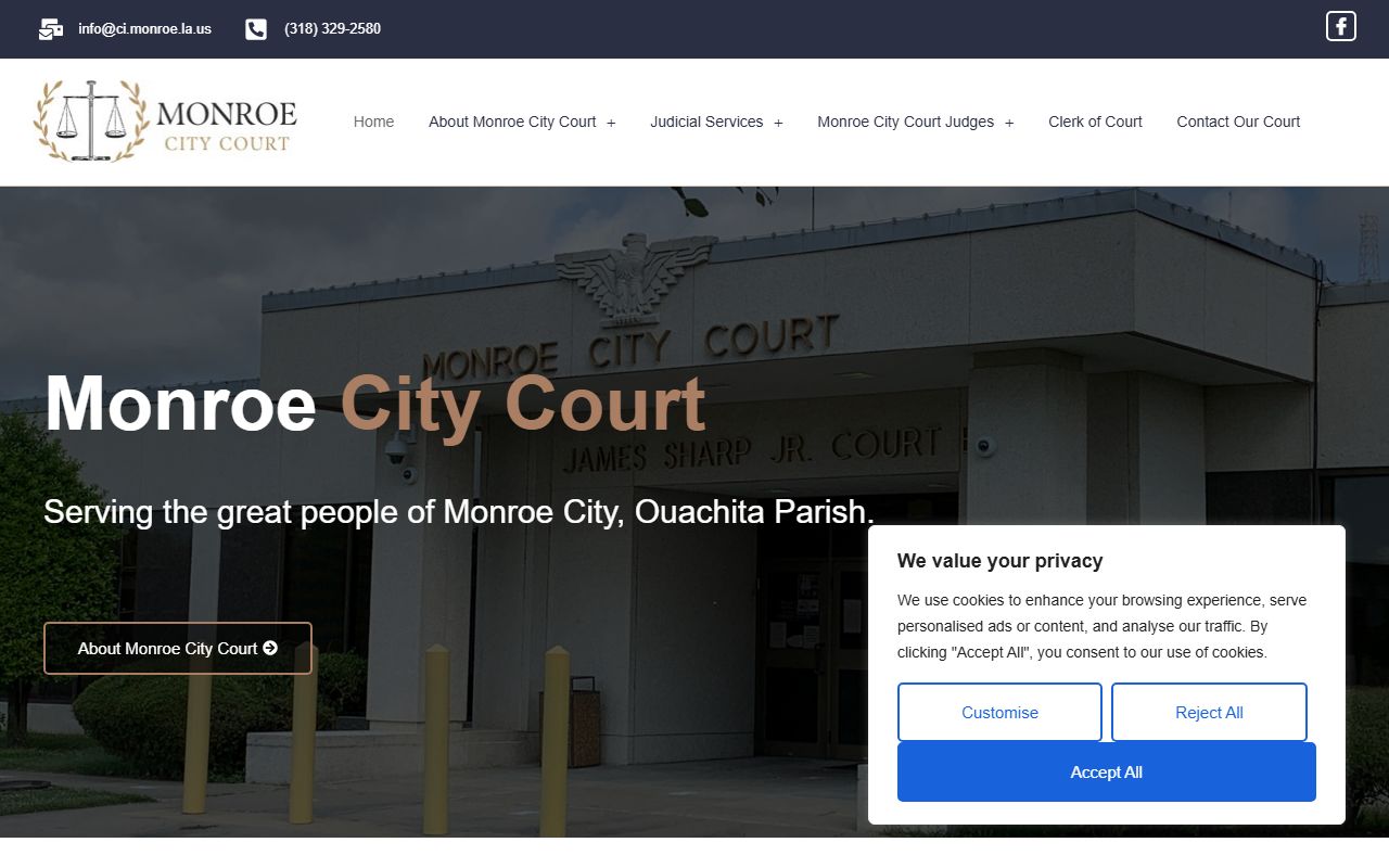 Ouachita Parish court dockets Monroe City Court homepage